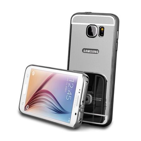Mirror bumper case na Galaxy S7 Edge - Czarny