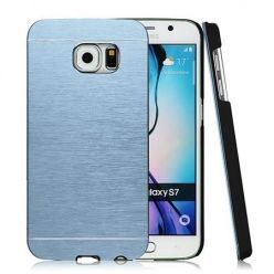 Galaxy S7 etui Motomo aluminiowe niebieski. PROMOCJA !!!