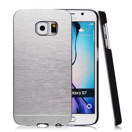 Galaxy S7 Edge etui Motomo aluminiowe srebrny. PROMOCJA !!!