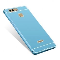 Huawei P9 etui aluminium bumper case niebieski. PROMOCJA !!!