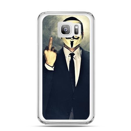 Etui na telefon Galaxy S7 Edge Anonimus Fuck You