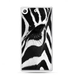 Etui na telefon Xperia M5 zebra