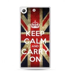 Etui na telefon Xperia M5 Keep calm and carry on