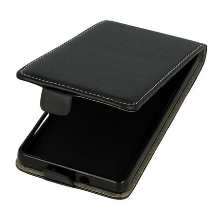 Kabura na Huawei P8 Lite Flexi Case z klapką- czarna.