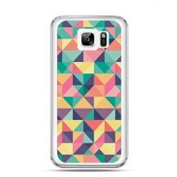 Etui na Samsung Galaxy Note 7 kolorowe trójkąty