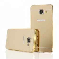 Mirror bumper case na Galaxy A5 2016r - Złoty