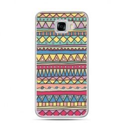 Etui na telefon Samsung Galaxy C7 - Azteckie wzory