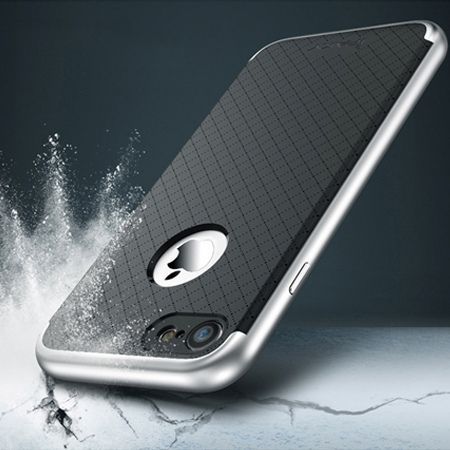 Etui na iPhone 7 bumper Neo - srebrny.
