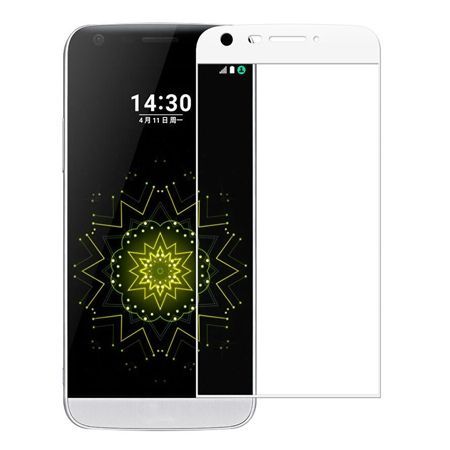 LG G5 - Hartowane szkło na cały ekran 3d - biały