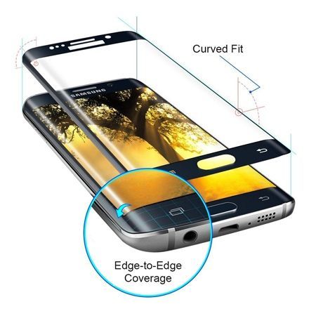 Hartowane szkło na cały ekran 3d Galaxy S7 Edge - biały.