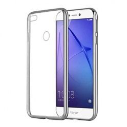 Huawei P9 Lite 2017 etui silikonowe platynowane SLIM tpu - srebrne.