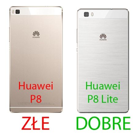 Huawei P8 Lite etui Flip S View z klapką - białe.