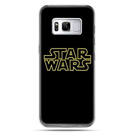 Etui na telefon Samsung Galaxy S8 - Star Wars złoty napis