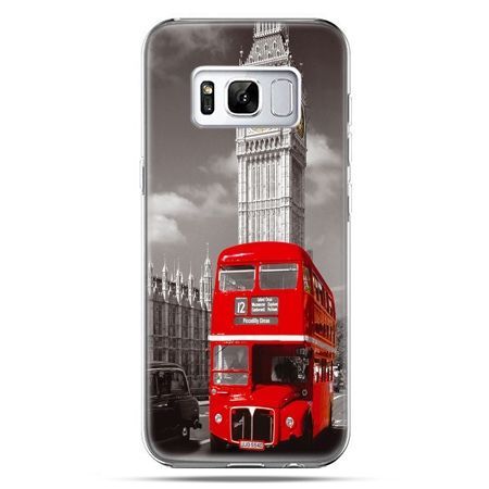 Etui na telefon Samsung Galaxy S8 - czerwony autobus londyn