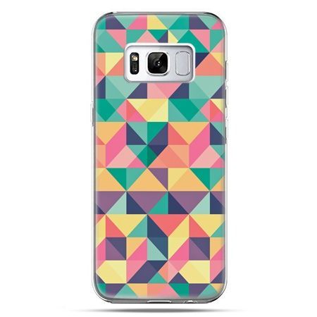 Etui na telefon Samsung Galaxy S8 - kolorowe trójkąty