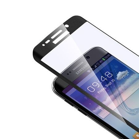 Galaxy S7 Edge hartowane szkło na cały ekran 3D - czarny.