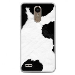 Etui na telefon LG K10 2017 - łaciata krowa