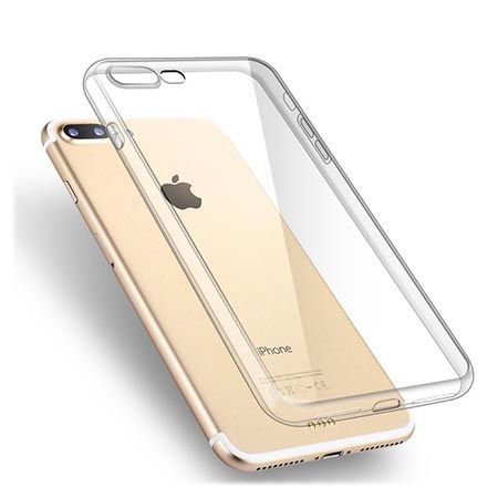 Etui na iPhone 8 Plus silikonowe crystal clear - bezbarwne.