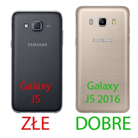 Etui na telefon Samsung Galaxy J5 2016 Slim MattE - czerwony.