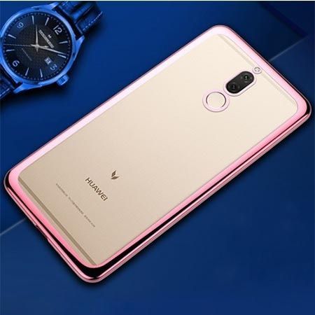 Etui na Huawei Mate 10 Lite platynowane SLIM tpu - Różowy.