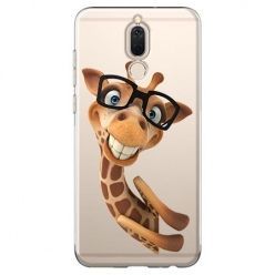 Etui na Huawei Mate 10 lite - wesoła żyrafa w okularach.