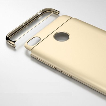 Etui na telefon Xiomi Redmi 4X - Slim MattE Platynowane - Złoty.