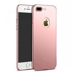 Etui na telefon iPhone 8 Plus  - Slim MattE - Różowy.