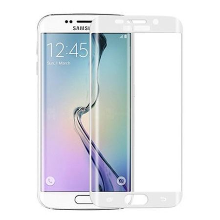 Galaxy S6 Edge Plus - hartowane szkło 3D na cały ekran - Biały.