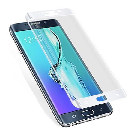 Galaxy S6 Edge Plus - hartowane szkło 3D na cały ekran - Biały.