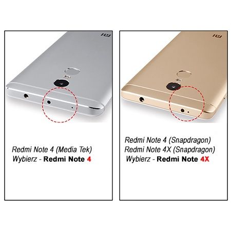 Xiaomi Redmi Note 4 - hartowane szkło ochronne na ekran 9h.