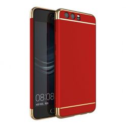 Etui na telefon Huawei P10 - Slim MattE Platynowane - Czerwony.