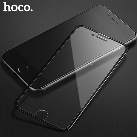 HOCO hartowane szkło na cały ekran 3d iPhone 8 - Czarny.