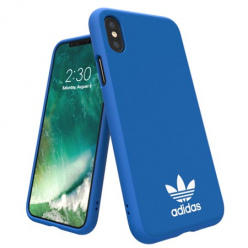 Etui Adidas na iPhone X - Moulded Case Niebieski