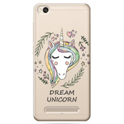 Etui na Xiaomi Redmi 4A - Dream unicorn - Jednorożec.