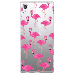 Etui na Sony Xperia XA1 - Różowe flamingi.