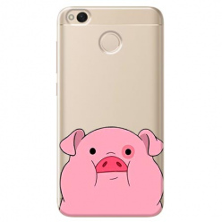 Etui na telefon Xiaomi Note 5A - Słodka różowa świnka.