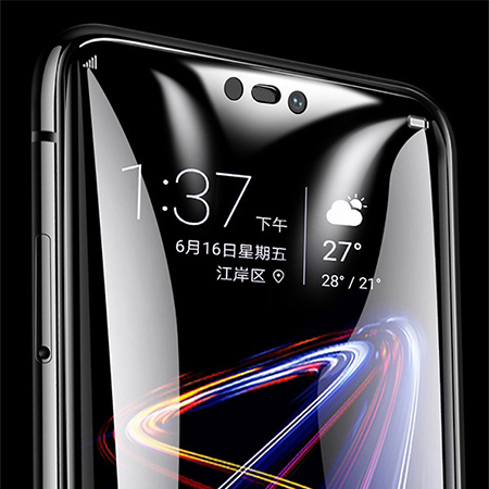 Huawei P20 Lite hartowane szkło 5D Full Glue - Czarny.