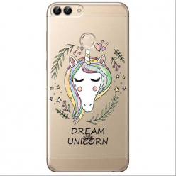 Etui na Huawei P Smart - Dream unicorn - Jednorożec.
