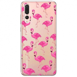 Etui na Huawei P20 Pro - Różowe flamingi.