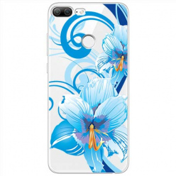 Etui na Huawei Honor 9 Lite - Niebieski kwiat północy.