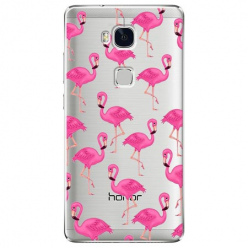Etui na Huawei Honor 5X - Różowe flamingi.