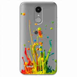 Etui na LG K8 2017 - Kolorowy splash.