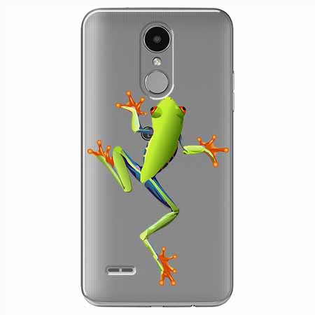 Etui na LG K4 2017 - Zielona żabka.