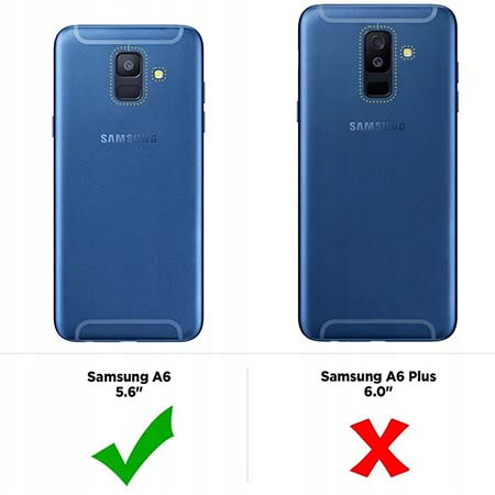 Etui na Samsung Galaxy A6 2018 - Złote koniczynki.