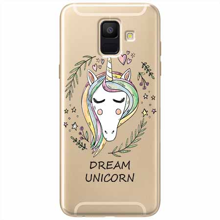 Etui na Samsung Galaxy A6 2018 - Dream unicorn - Jednorożec.