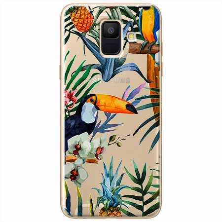 Etui na Samsung Galaxy A6 2018 - Egzotyczne tukany.