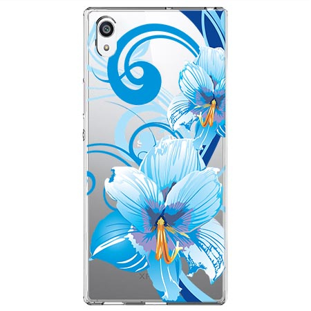 Etui na Sony Xperia L1 - Niebieski kwiat północy.