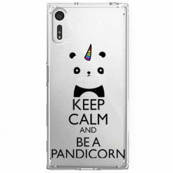 Etui na Sony Xperia XZ - Keep Calm… Pandicorn.