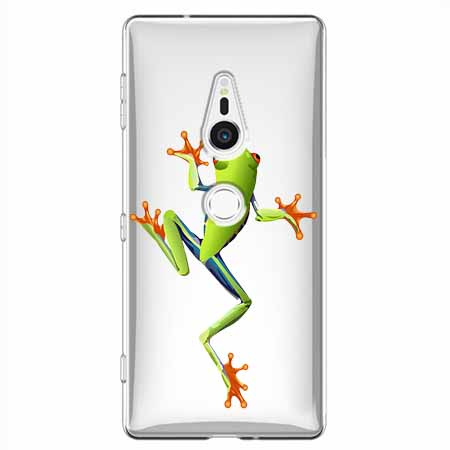 Etui na Sony Xperia XZ2 - Zielona żabka.