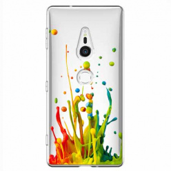Etui na Sony Xperia XZ2 - Kolorowy splash.